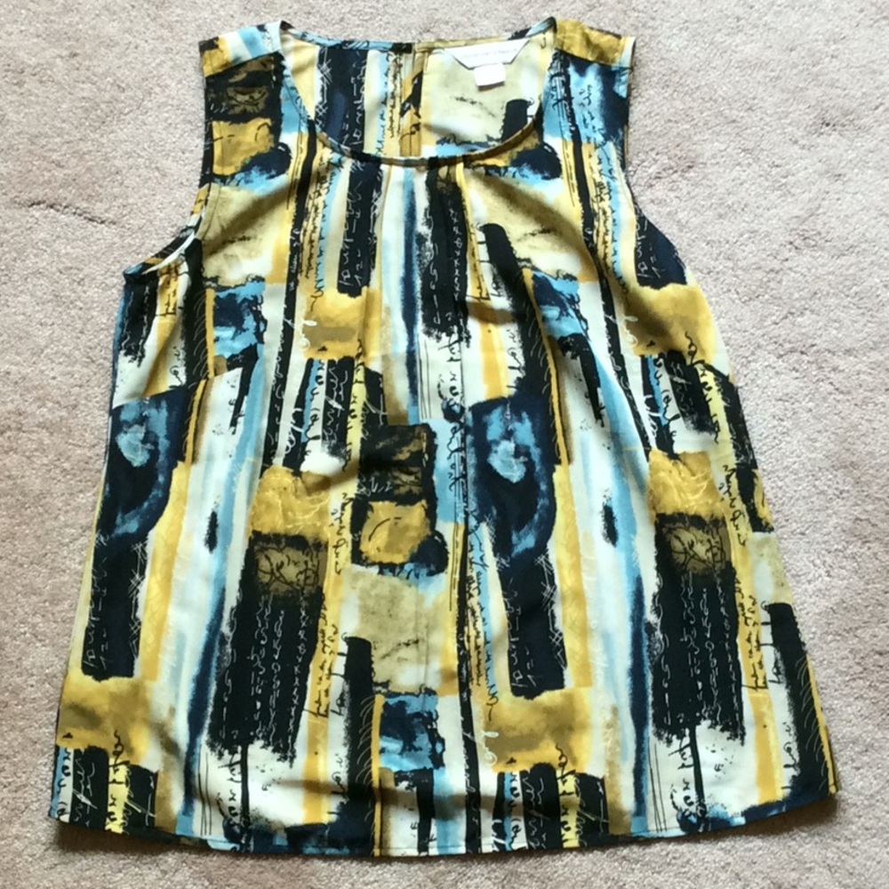 Christopher & Banks silky lightweight sleeveless top